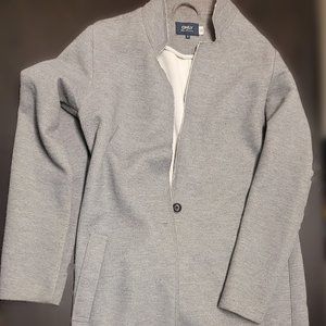 ONLY Women's 2023 Autumn Winter Fashion Elegant Solid Color Stand Collar Hidden